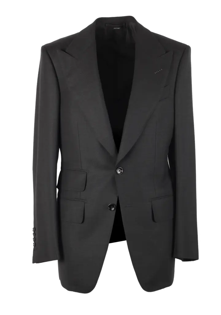 TOM FORD Atticus Black Sport Coat Size 46 / 36R U.S.