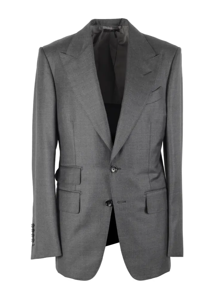 TOM FORD Shelton Gray Sport Coat Size 46 / 36R U.S.