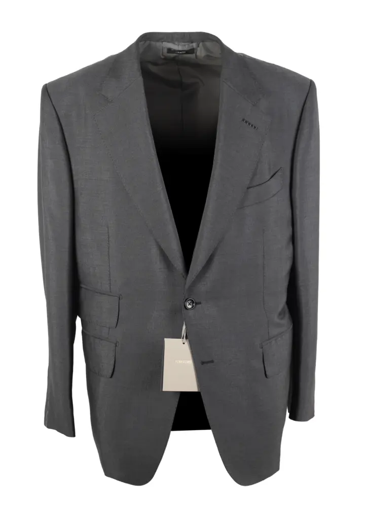 TOM FORD Windsor Solid Gray Suit Size 54S / 44S U.S.