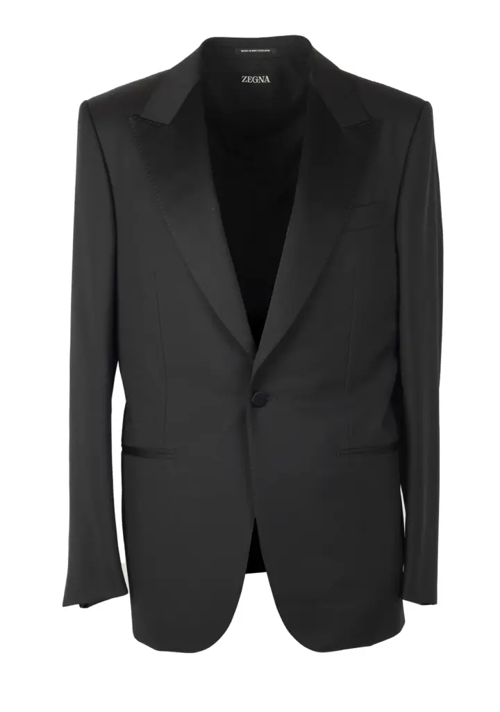 ZEGNA Sartorial Black Tuxedo Size 48 / 38R U.S.