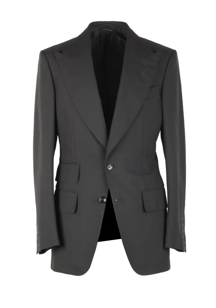 TOM FORD Atticus Black Suit Size 46 / 36R U.S.