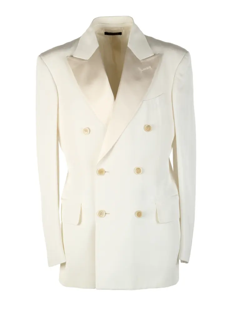 TOM FORD Cooper Ivory Tuxedo Dinner Jacket Size 46 / 36R U.S.