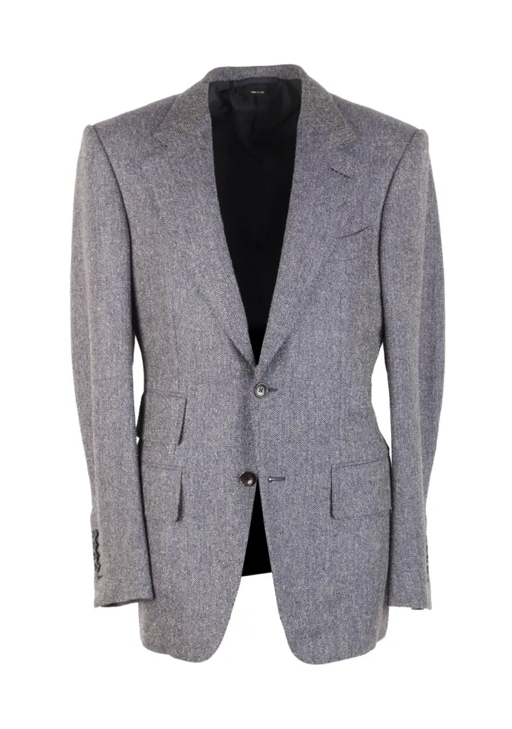 TOM FORD Mountbatten Blue Sport Coat Size 48 / 38R U.S. Base L
