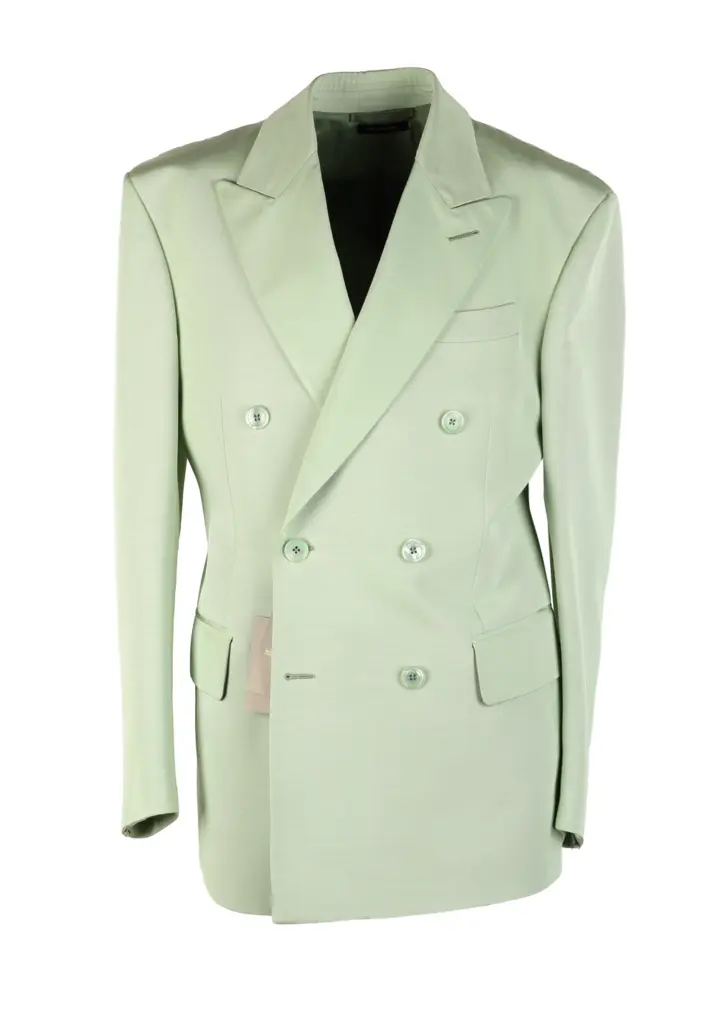 TOM FORD Dyllan Green Double Breasted Sport Coat