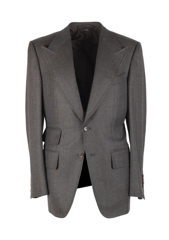 TOM FORD Wetherby Gray Sport Coat Size 46 / 36R U.S.