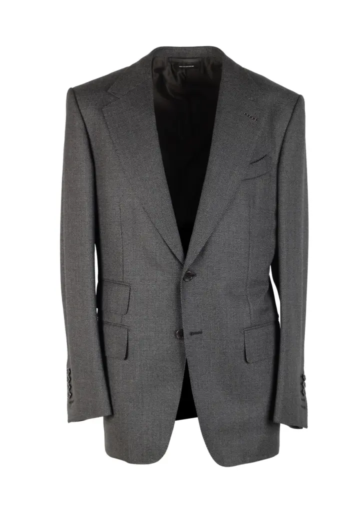 TOM FORD Windsor Gray Sport Coat Size 48 / 38R U.S. in wool