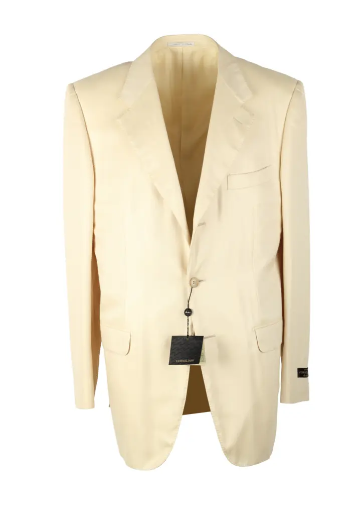 Corneliani Vanilla Sport Coat Size 52 / 42R U.S. in bamboo