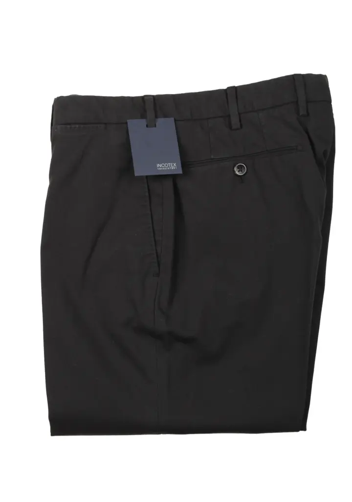 Incotex Black High Comfort Trousers Size 50 / 34 U.S.