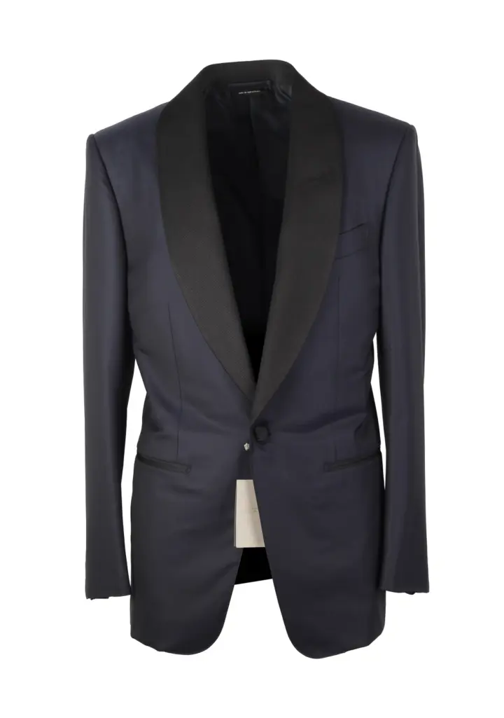 TOM FORD Windsor Blue Tuxedo Suit Size 46 / 36R U.S. in Wool