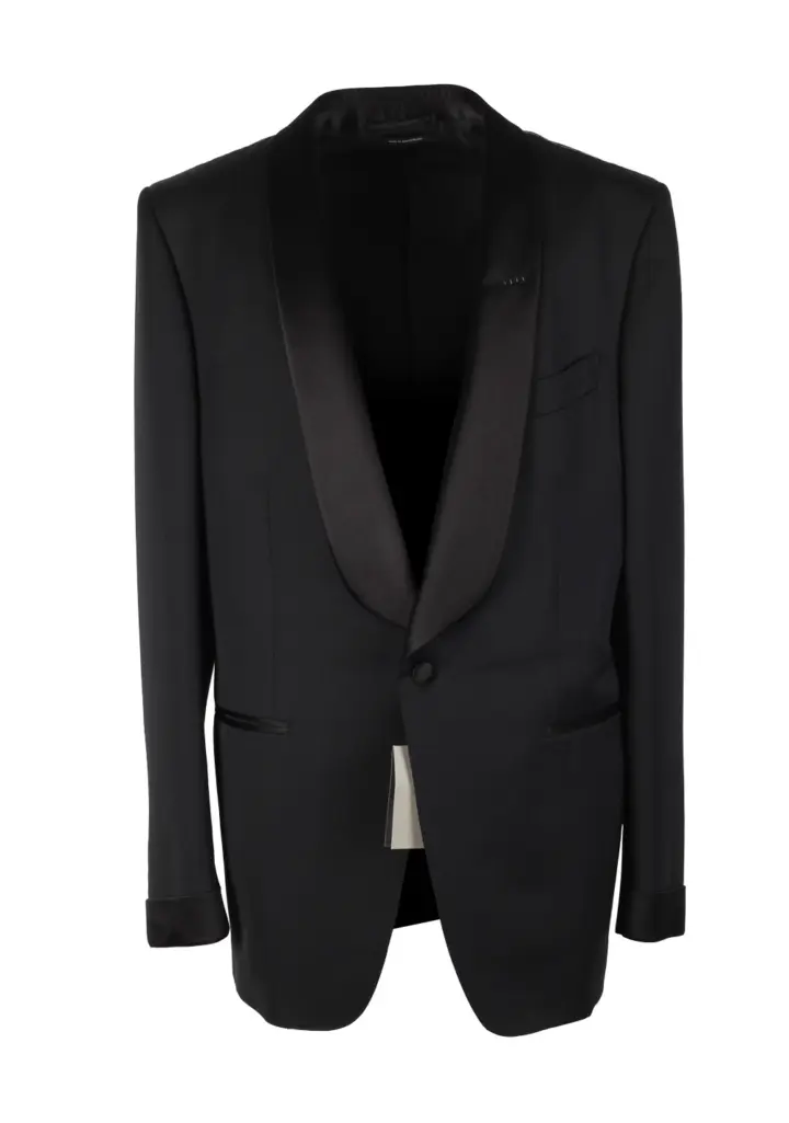 TOM FORD O’Connor Black Mohair Blend Tuxedo Suit