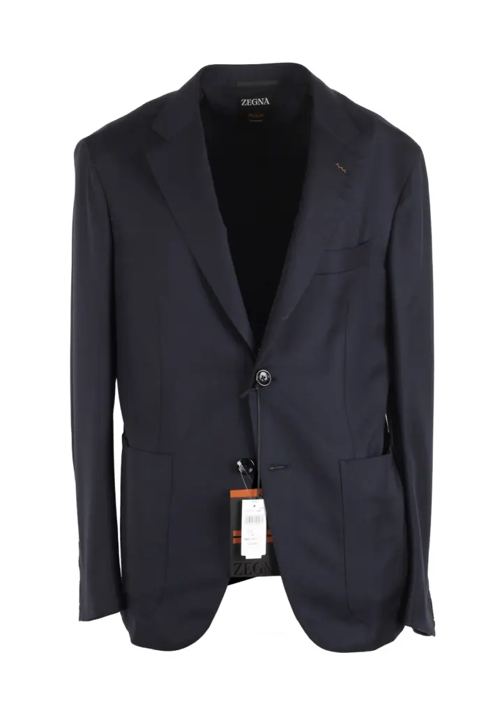 ZEGNA Atelier XXX Cashmere Blue Sport Coat Size 48C / 38S U.S.