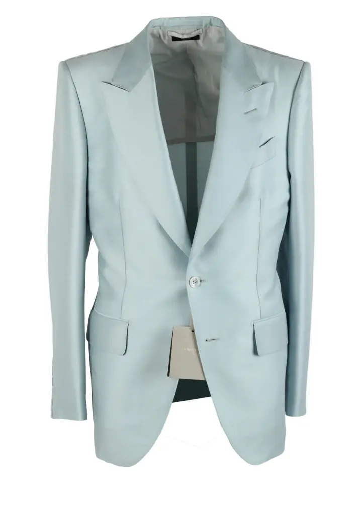 TOM FORD Dyllan Blue Wool Silk Suit