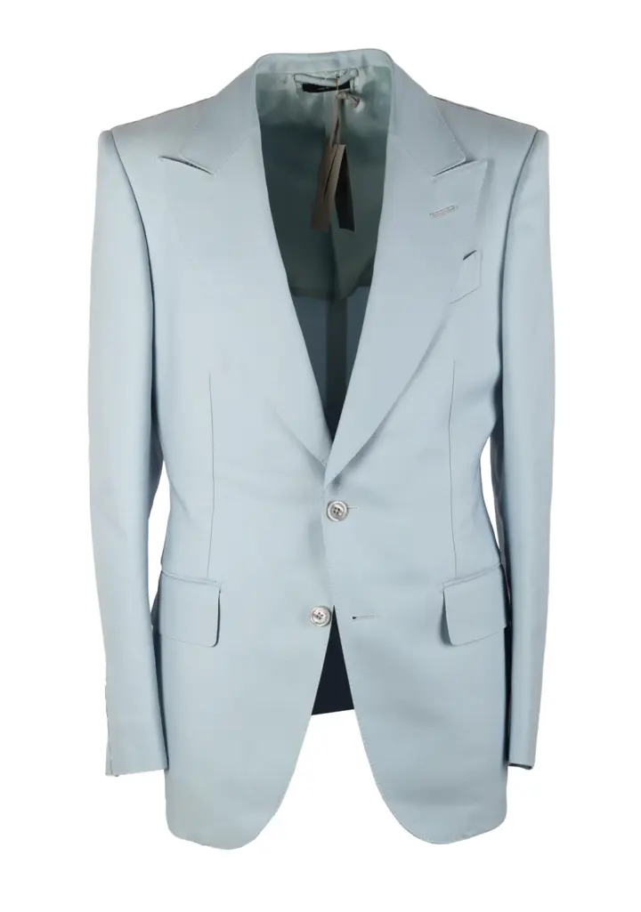 TOM FORD Dyllan Blue Wool Silk Suit
