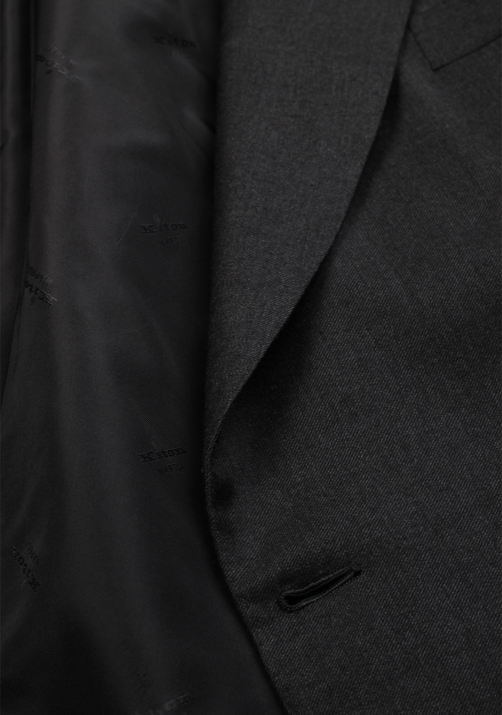Kiton Double Breasted Suit Size 54L / 44L Long U.S. 100% Cashmere | Costume Limité