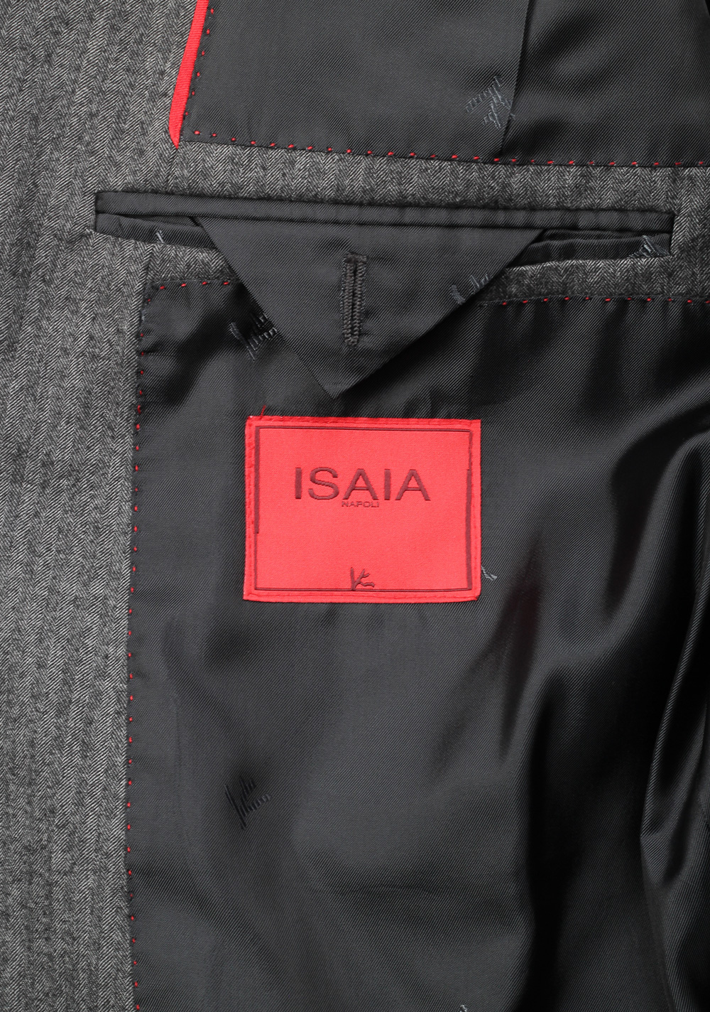 Isaia Suit Size 54 / 44R U.S. Lana Wool Silk Flannel | Costume Limité