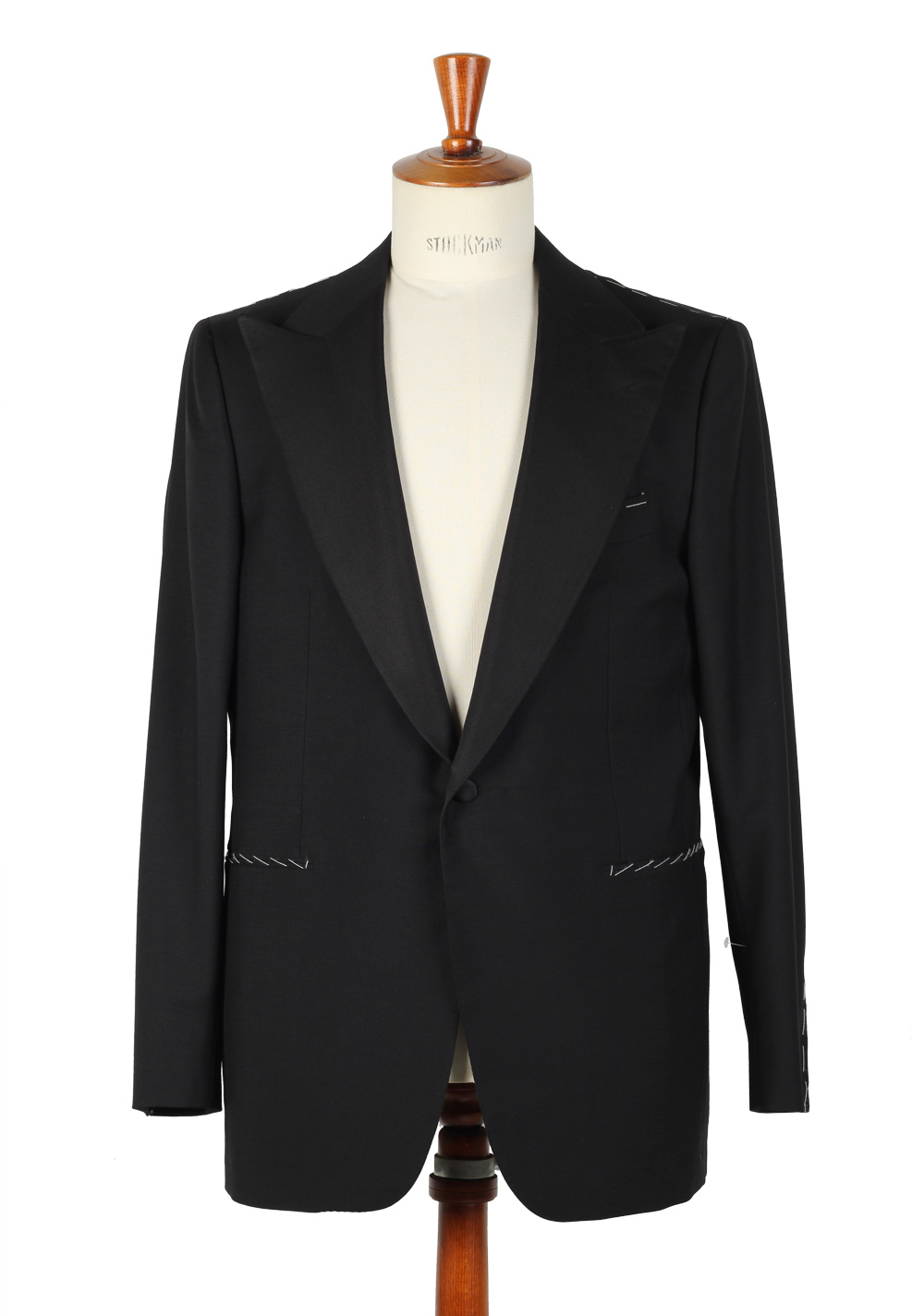 Borrelli Tuxedo Smoking Suit Size 54 / 44R U.S. Wool Mohair | Costume Limité