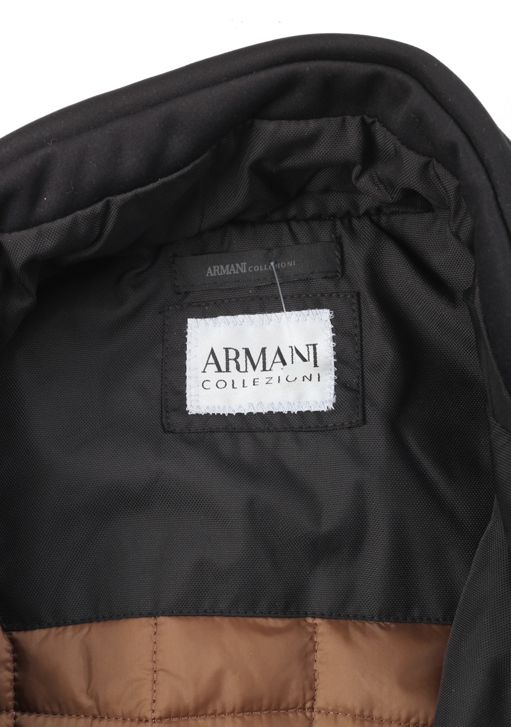 Armani Collezioni Coat Size 50 / 40R U.S. Water Repellent Hoodie Inside ...